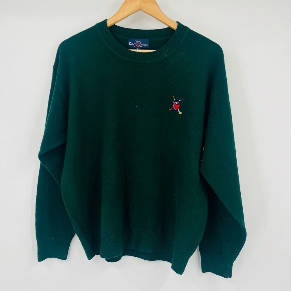 Polo by Ralph Lauren Green Crewneck Sweater